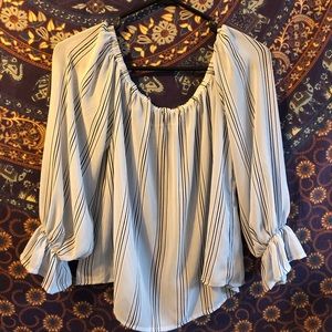 Off the shoulder blouse